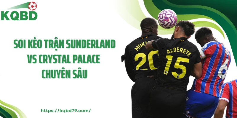 Soi kèo trận Sunderland vs Crystal Palace chuyên sâu